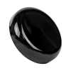 48/400 Black Polypropylene Dome Cap